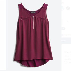 Fortune + Ivy maroon tank top